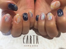 アース ネイルアイラッシュ 前橋店(EARTH Nail&Eyelash)/アートデザイン ￥８０００