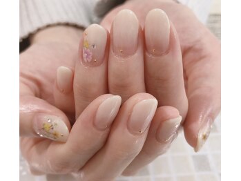 ガーリーフラワーnail