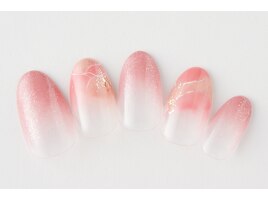 【シンプル】鉱石PINKグラデ