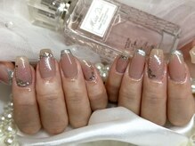 アンジュ(Ange)/【Miyu】キラキラチークネイル