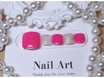 アンダンテ ネイル スタジオ トウキョウ(ANDANTE NAIL STUDIO TOKYO)/フット定額シンプルアート