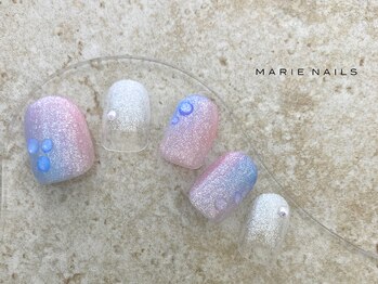 マリー ネイルズ いわきラトブ店(MARIE NAILS)/クリア 新規7700円税込 0710d