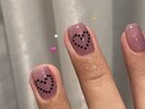 Heart nail design