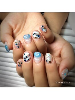 ネイルサロンアンドスクールエムズブロッサム(Nailsalon & school M's Blossom)/ジェルアート込コース