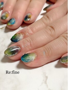 リファイン(Re:fine)/ジェル10本アートつけ放題