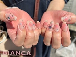 ちゅるんとチークネイル♪￥9000