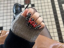 ジェミーネイル エビス(Jemiy nail ebisu)/ドットリボンガーリー