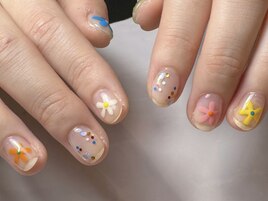 クリア×フラワーアート