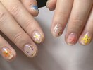 クリア×フラワーアート