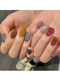 マカロンフラッシュネイル