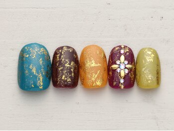 ノーネイル 蒲田(NO NAIL KAMATA)/５色オータムカラー ￥4990