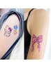 【ボディジュエリー★期間限定】ワンポイント(1×１cm) 1,100円