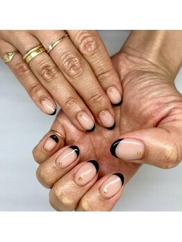 サラサネイルズ 代官山 恵比寿(sarasanails)/フレンチ/シンプル/上品