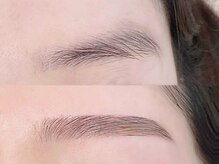 柔らかい印象にしたい方におすすめ◎眉ワックス&間引きメニュー