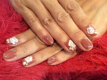 ネイルアンドスパ モンロー(MONROE)/3Dお花