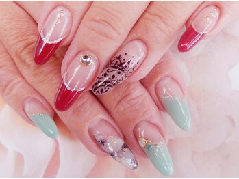 フラッシュネイル SORIO宝塚店/除去付アートし放題◇