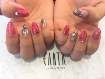 アース ネイルアイラッシュ 前橋店(EARTH Nail&Eyelash)/アートデザイン ￥８０００
