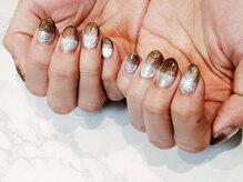 ルームヘアネイル 曙橋店(Room hair nail)/キラキラストレートフレンチ