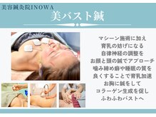 マシーン×熟練ハンド×鍼で効率よく賢くバストアップ当店だけ！