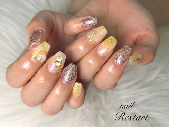 リスタート(Restart)/天然石ネイル