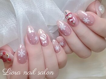 クリスマス 冬ネイル 持ち込み