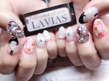 プロフェッショナル ネイルサロン ラヴィアス(LAVIAS)/【ジェル】10本アートし放題