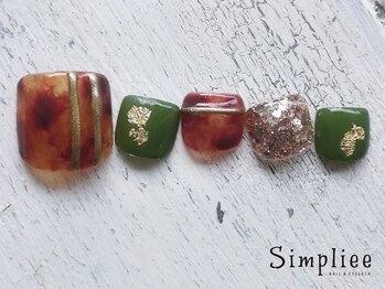 シンプリー ネイルアンドアイラッシュ 祖師谷大蔵店(Simpliee Nail&Eyelash)/定額フットネイル8900