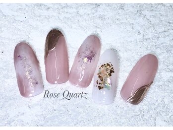 ローズクォーツ(Rose Quartz)/定額Bアートコース ¥7,700