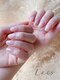 サロン ド トレス(SALON DE TRES)の写真/"リクライニングチェアで寛ぎながらネイルを楽しむ"大人の似合わせネイル♪爪を綺麗に魅せ美しい指先に！
