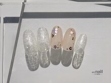 アンドラッシュ アンドネイル 本郷三丁目駅前店(and lash/and nail)/シンプル全体アート/ベーシック