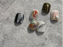 ネイル マックスケリー 神戸(MAXKELLY)/FOOT親指アートネイル