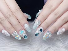 メロディービューティーサロン(Melody)/水色ネイル