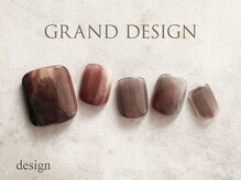 グランドデザイン 大垣店(GRAND DESIGN)/ブラウンニュアンスネイル