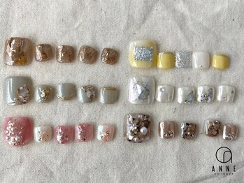 アンネ 梅田 ALLYS店(ANNE)/foot art design6月☆パラジェル