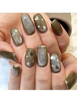 グリーディ(greedy)/バレンタインネイル