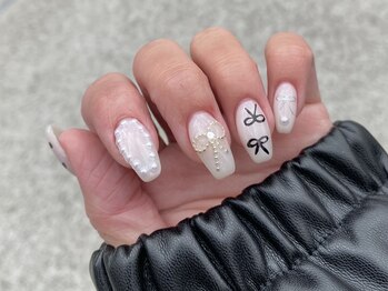 リボンnail