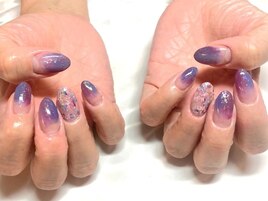 ☆紫陽花ネイル☆