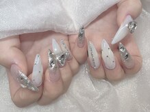 モカ 心斎橋(moca by Lee)/ホワイトネイル