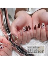 エスフィーネイルサロン リシェル(Esfy nailsalon Richer)/ジェル ハートネイル