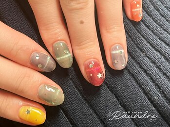 ランドリー(Raundre.)/マグネットデザインネイル