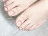 《foot》【ネイルケア】フットベーシックケア（フットバス込み）