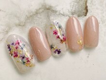 アミネイルズ(AmiNails)/押し花ネイル♪