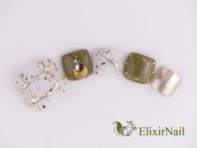 エリクサーネイル 心斎橋(Elixir Nail)/フット　やり放題／クーポン使用
