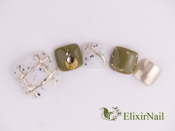 エリクサーネイル 心斎橋(Elixir Nail)/フット やり放題/クーポン使用