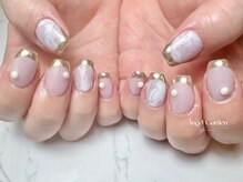 エンジェルガーデンネイル 池袋店(Angelgarden nail)/ミラーフレンチ