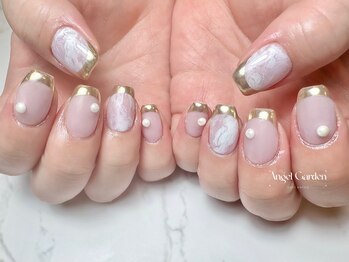 エンジェルガーデンネイル 池袋店(Angelgarden nail)/ミラーフレンチ