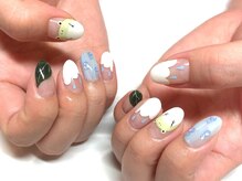 ネイルサロンブリス(nail salon Bliss)/☆ほっこり梅雨ネイル☆