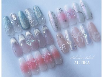 ネイルサロンアンドスクール アルティラ(Nail Salon& School ALTIRA)/パーツ沢山★韓国ワンホン