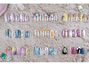 ショコ アンド ラム(Syoko&Lum)の写真/月替デザイン☆[スタンダ-ドコ-ス￥7900]オフィスネイルに![ナチュラルコ-ス￥6900]定額デザイン全50種以上♪