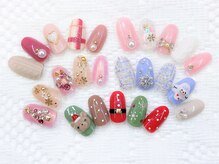 ネイルコレクション ピンク(Nail Collection Pink)/ジェル放題★ツリー：クリスマス